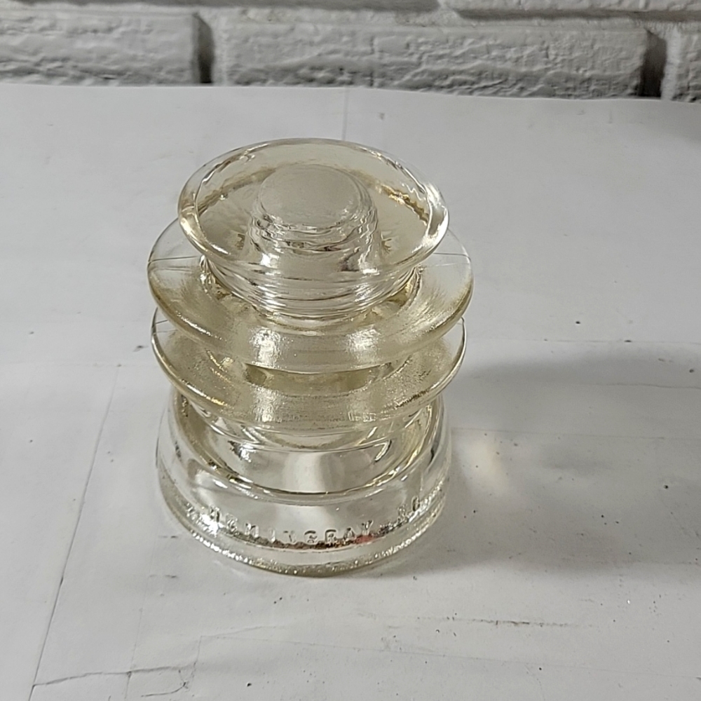 Vintage Hemingray 56 Electrical Glass Insulator  -- ITEM #509